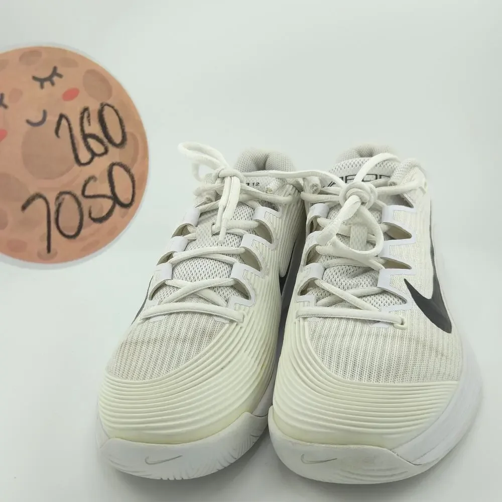 Nike Zoom Vapor 12 Women's Size 8.5 FV5554-100 White Black